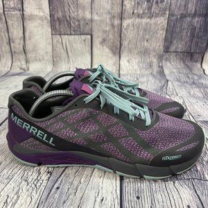Merrell Bare Access Flex Shield Water Resistant Trail Runner Shoes Purple J77618